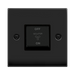 Click Deco Matt Black 10A Fan Isolator Switch VPMB520BK