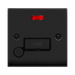 Click Deco Matt Black 13A Fused Connection Unit with Neon and Flex VPMB553BK