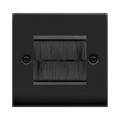Click Deco Matt Black 2G Cable Brush Outlet VPMBBRUSHBK
