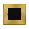 Click Deco Satin Brass 5A Unswitched Socket VPSB038MBK