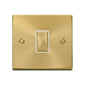 Click Deco Satin Brass 1G Light Switch VPSB411WH