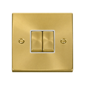 Click Deco Satin Brass 2W & Intermediate Switch VPSB4125WH