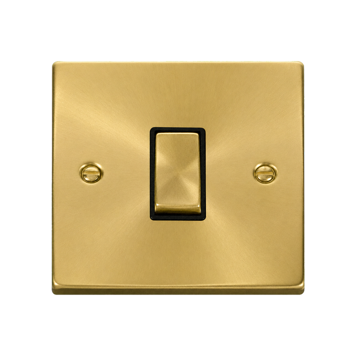 Click Deco Satin Brass Intermediate Switch VPSB425BK