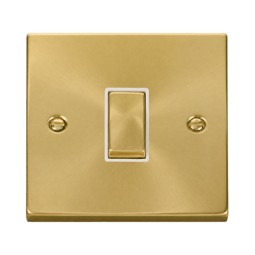 Click Deco Satin Brass Intermediate Switch VPSB425WH