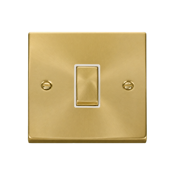 Click Deco Satin Brass Intermediate Switch VPSB425WH