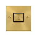 Click Deco Satin Brass 10A Fan Isolator Switch VPSB520BK
