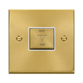 Click Deco Satin Brass 10A Fan Isolator Switch VPSB520WH