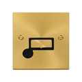 Click Deco Satin Brass 13A Unswitched Spur with Flex VPSB550BK