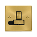 Click Deco Satin Brass 13A Switched Spur with Flex VPSB551BK