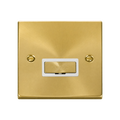 Click Deco Satin Brass 13A Unswitched Spur VPSB750WH