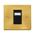 Click Deco Satin Brass Cat6 Data Socket VPSBRJ456BK