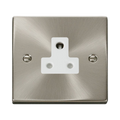 Click Deco Satin Chrome 5A Unswitched Socket VPSC038WH