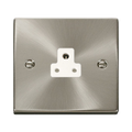 Click Deco Satin Chrome 2A Unswitched Socket VPSC039WH
