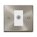 Click Deco Satin Chrome Satellite Socket VPSC156MWH