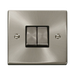 Click Deco Satin Chrome 2W & Intermediate Switch VPSC4125BK