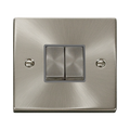 Click Deco Satin Chrome 2W & Intermediate Switch VPSC4125GY