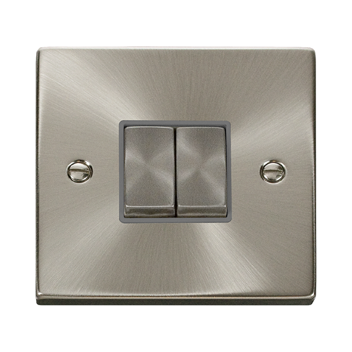 Click Deco Satin Chrome 2W & Intermediate Switch VPSC4125GY