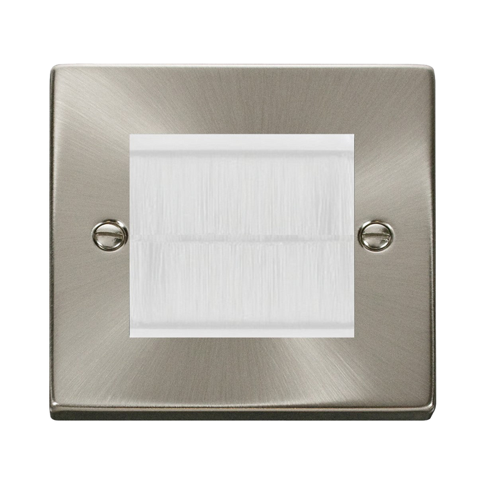 Click Deco Satin Chrome 2G Cable Brush Outlet VPSCBRUSHWH