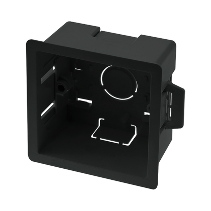 Click Essential Deep Dry Lining Box Black 35mm Single Pattress WA087PBK