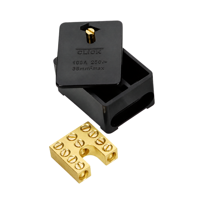Scolmore Click 100A Single Pole Henley Block WA227
