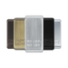 BG Grid Brushed Steel washing machine engraved rocker cap colour range with Brushed Steel at the front