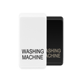 BG Evolve White washing machine rocker cap colour range with Evolve White at the front