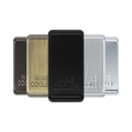BG Grid Matt Black wine cooler engraved rocker cap colour range with Matt Black at the front