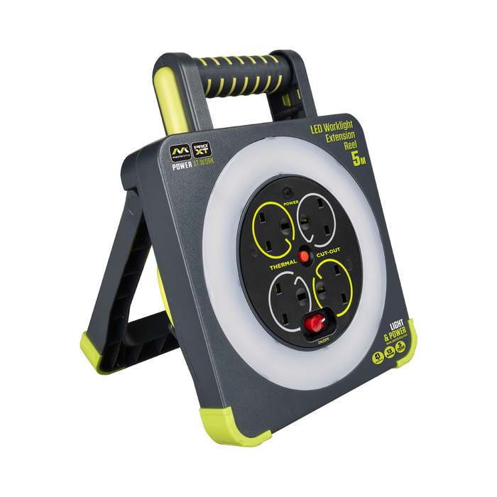 Masterplug Pro-XT WLU05134SL – left angled view with stand open