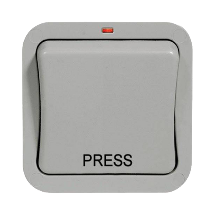 BG Storm Weatherproof 1G Retractive Switch WP14 Available from RS Electrical Supplies