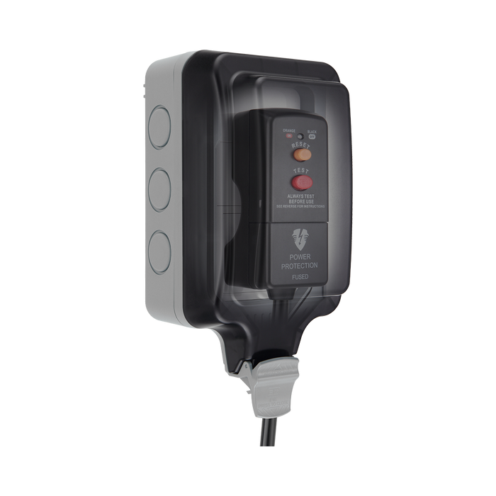 BG Storm Weatherproof Large Housing Single Socket WP23L Available from RS Electrical Supplies