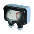 BG Storm Weatherproof Socket & Timer WP23TM24 Available from RS Electrical Supplies