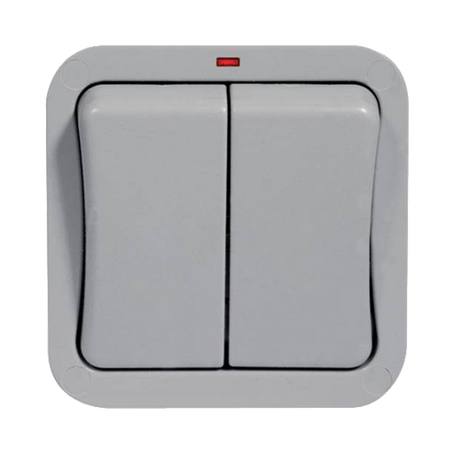 BG Storm Weatherproof 2G 2W Light Switch WP42 Available from RS Electrical Supplies