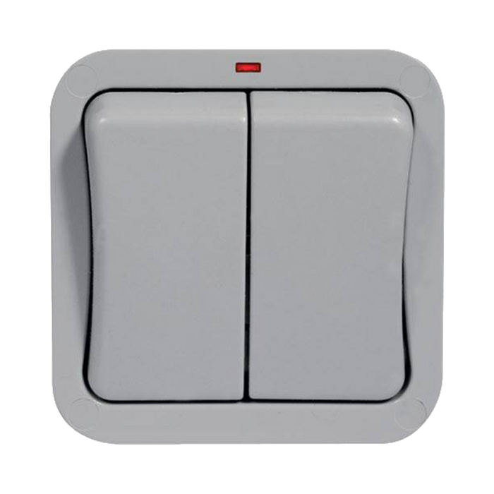 BG Storm Weatherproof 2G 2W Light Switch WP42 Available from RS Electrical Supplies