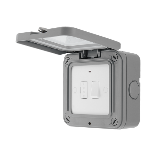 BG Storm Weatherproof Single Switched Spur WP53 Available from RS Electrical Supplies