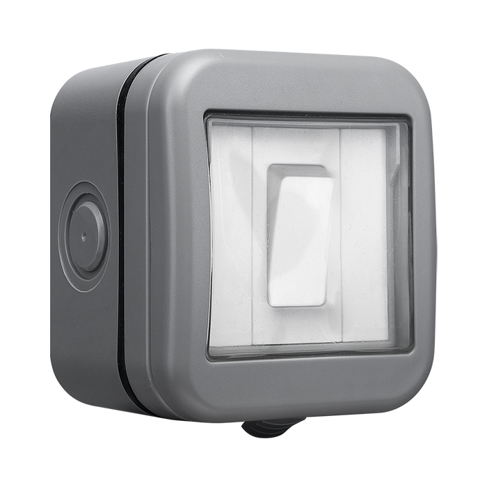 BG Weatherproof 1G 2W Light Switch IP55 WPB12 Available from RS Electrical Supplies