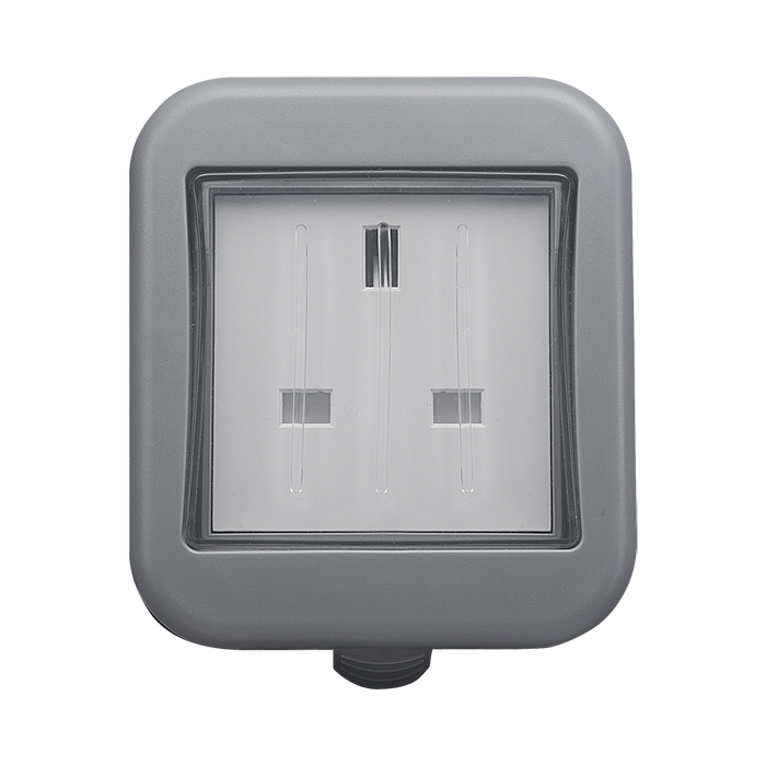 BG Weatherproof Unswitched Single Socket IP55 WPB23 Available from RS Electrical Supplies