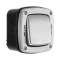 BG Weatherproof Stainless Steel 1G 2W Light Switch WPL12 Available from RS Electrical Supplies