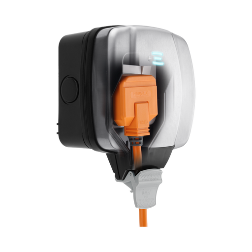 BG Weatherproof Stainless Steel Single Socket WPL21 Available from RS Electrical Supplies