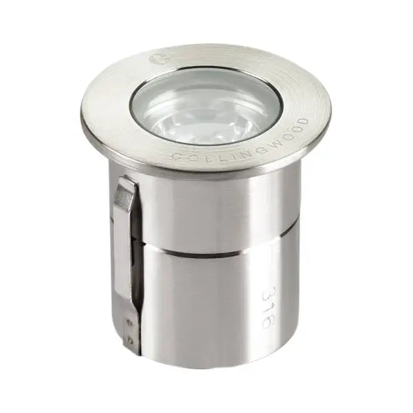 Collingwood Mini Ground Light Stainless Steel, Warm White GL019SWW