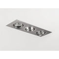 Astro Taro Triple Downlights Brushed Aluminium 5651