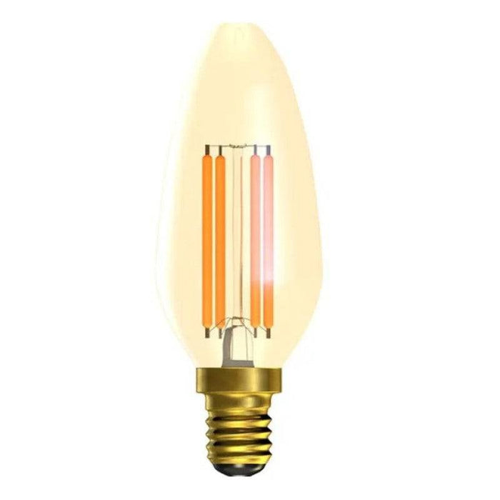 BELL Vintage 3.3W LED Dimmable Candle Small ES Amber 60813 formerly 01454