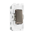 BG Black Nickel 20A 2 Way Grid Switch RBN12 Available from RS Electrical Supplies