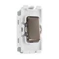 BG Black Nickel 20A 2 Way Single Pole Centre Off Grid Switch RBN12C Available from RS Electrical Supplies