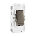 BG Black Nickel 20A Double Pole Grid Switch RBN30 Available from RS Electrical Supplies