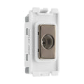 BG Black Nickel Flex Outlet Grid Module RBNFLEX Available from RS Electrical Supplies