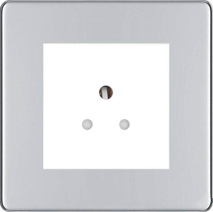 BG Nexus Screwless Polished Chrome 2A Unswitched Socket FPC28MW Available from RS Electrical Supplies