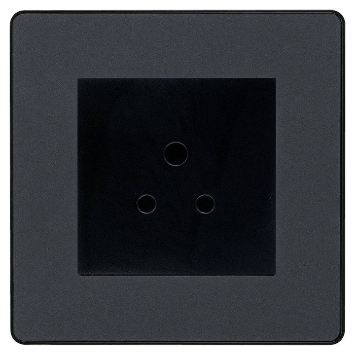 BG Evolve Matt Grey 5A Unswitched Socket PCDMG5AUSSB Available from RS Electrical Supplies
