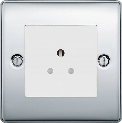 BG Nexus Metal Polished Chrome 5A Unswitched Socket NPC29W Available from RS Electrical Supplies