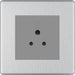 BG Nexus Screwless Brushed Steel 5A Unswitched Socket FBS29MG Available from RS Electrical Supplies