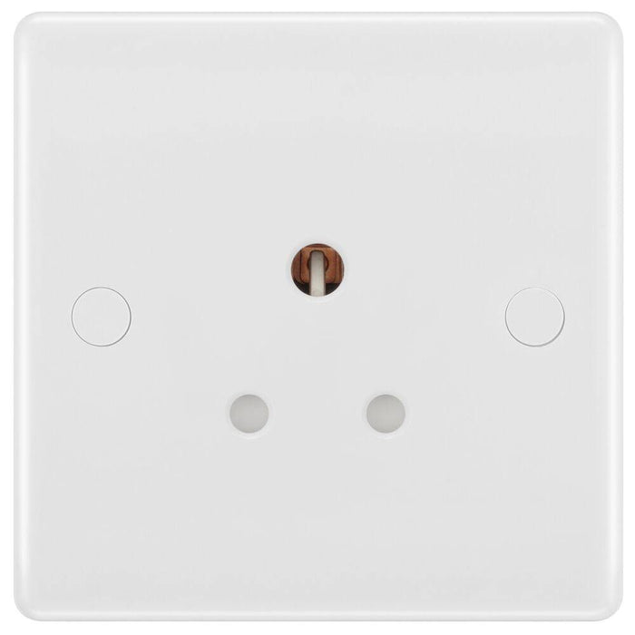 BG White Moulded 5A Unswitched Single Socket 829S Available from RS Electrical Supplies